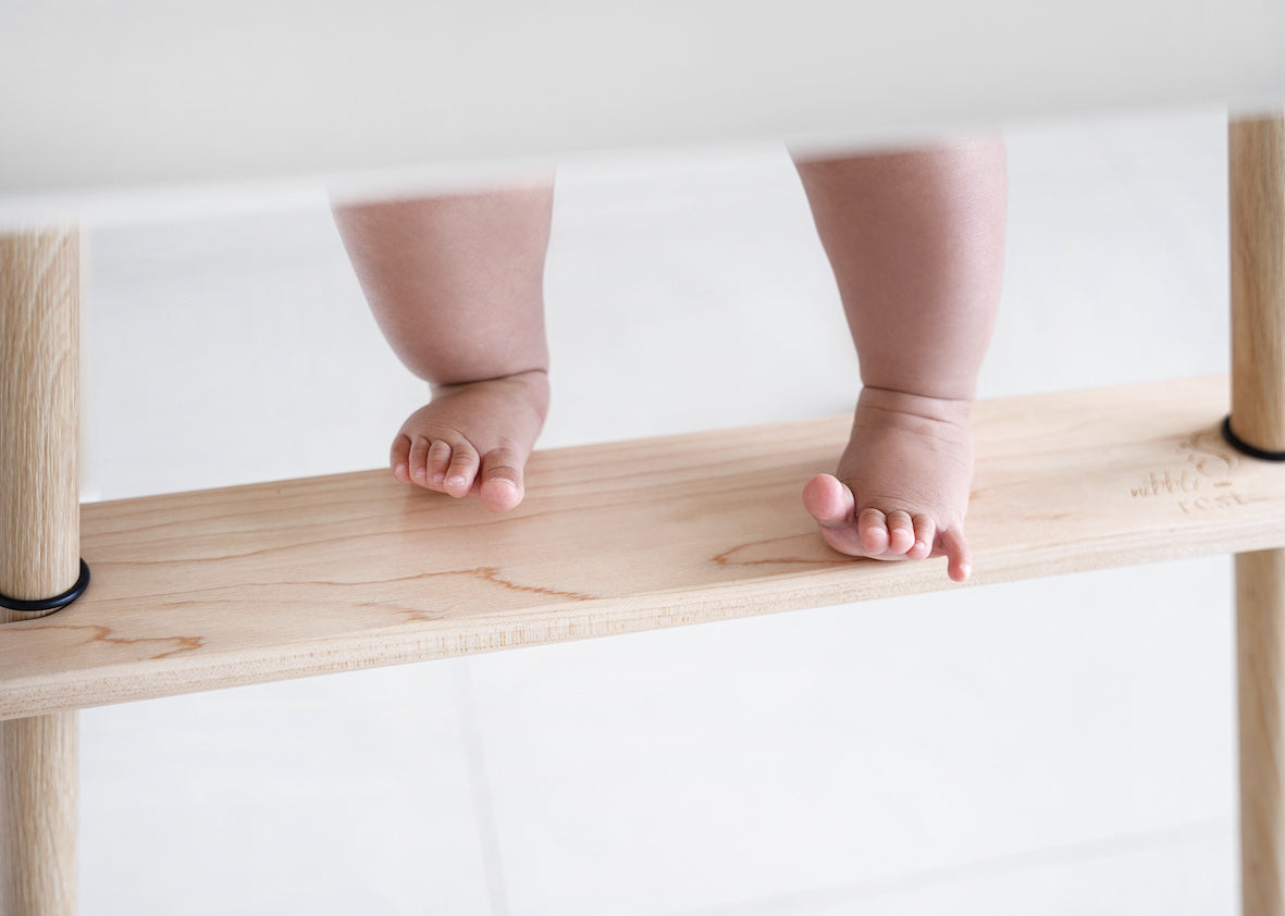 Footsi® - Adjustable Eco-Friendly Bamboo Highchair Footrest - The Woodsi  Footsi™